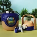 XOX water bottle blue